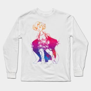 Artist Girl colorful Long Sleeve T-Shirt